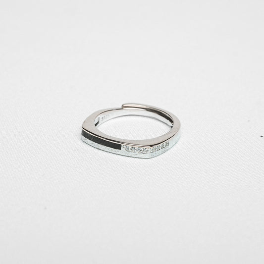 Silver Eternal Bond Couple Rings