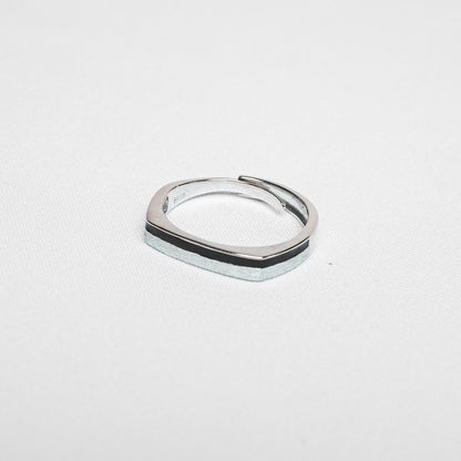 Silver Eternal Bond Couple Rings