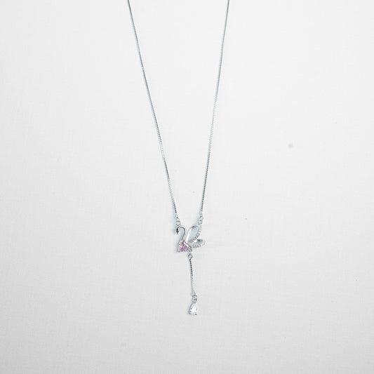 Silver Luxe Swan Pendant Chain