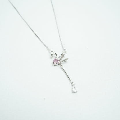 Silver Luxe Swan Pendant Chain
