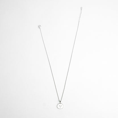 Silver Playful Panda Charm Chain